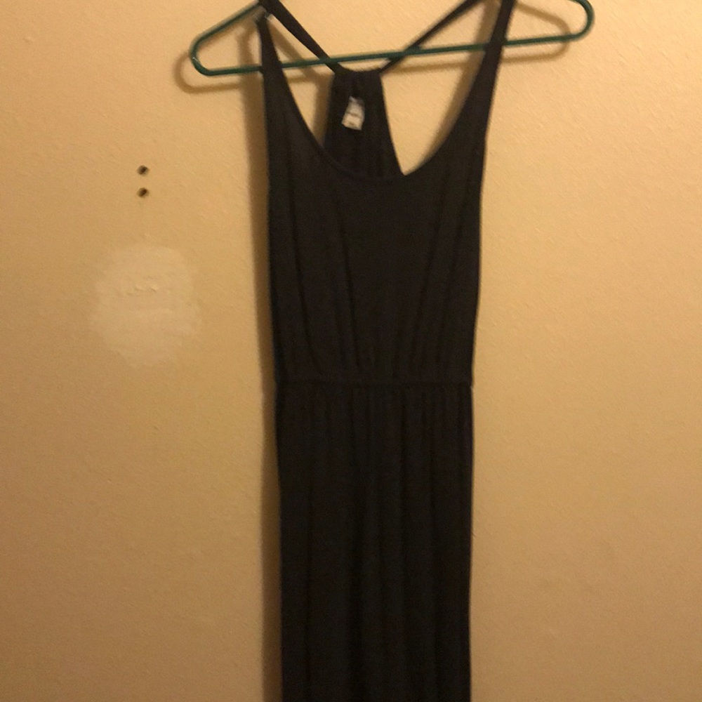 A gray dress